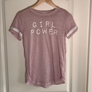 Pink Girl Power T Shirt